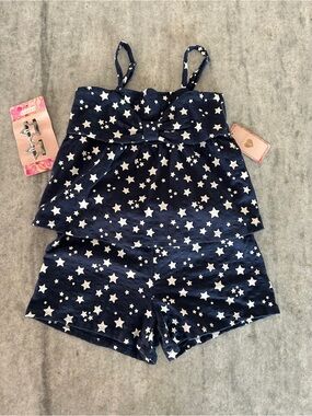 Btween Star Print Tank + Shorts Set Size 7
